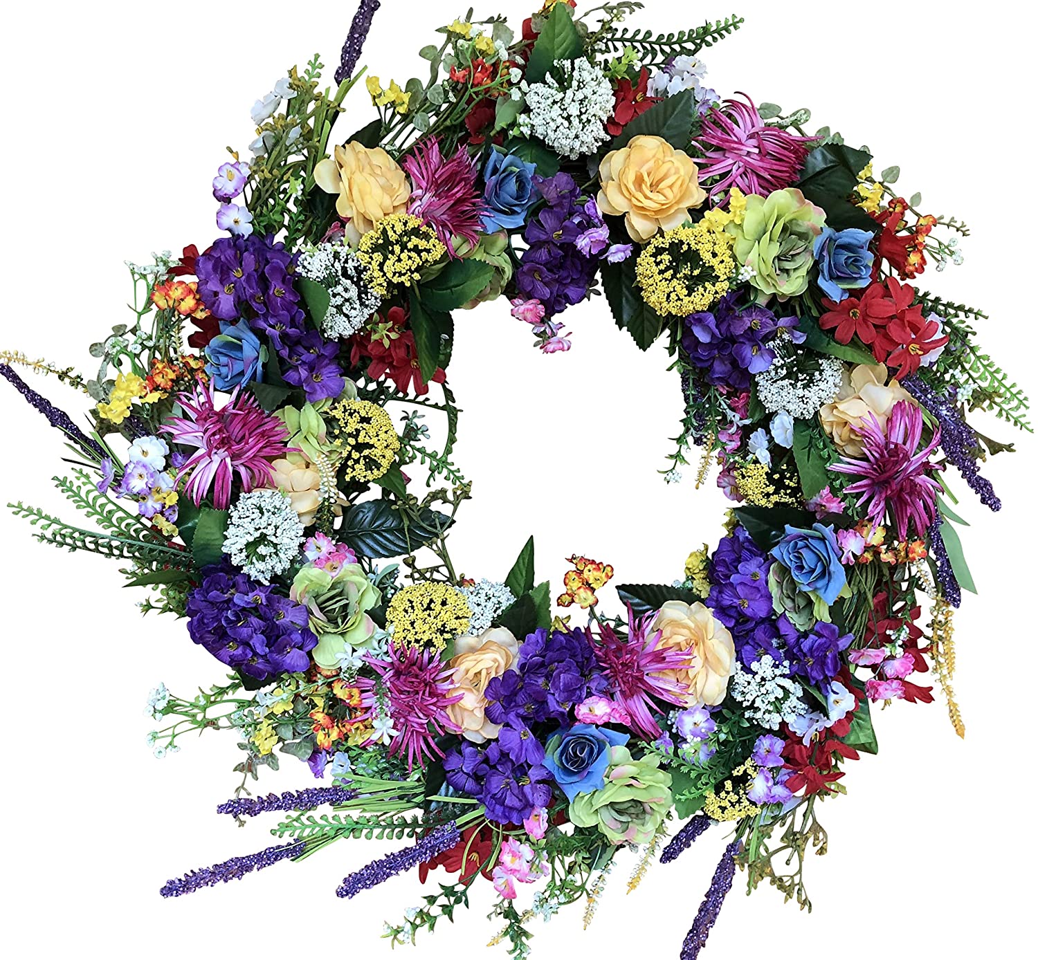 Spring Wreath | Spring Wreath Ideas | Spring Wreath for Front Door | Spring Wreath Amazon | Spring Wreath Artificial | By simply changing your wreath from time to time or with the different seasons, you can give your home a little boost and refresh with added decor. These spring wreaths all on Amazon are just gorgeous and certainly welcome spring! #wreath #amazon #spring #springdecor #decor #home #homedecor