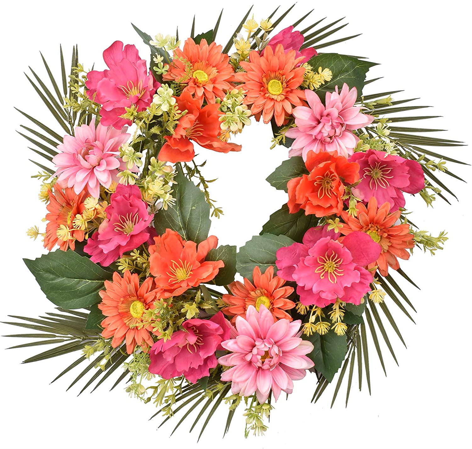 Spring Wreath | Spring Wreath Ideas | Spring Wreath for Front Door | Spring Wreath Amazon | Spring Wreath Artificial | By simply changing your wreath from time to time or with the different seasons, you can give your home a little boost and refresh with added decor. These spring wreaths all on Amazon are just gorgeous and certainly welcome spring! #wreath #amazon #spring #springdecor #decor #home #homedecor