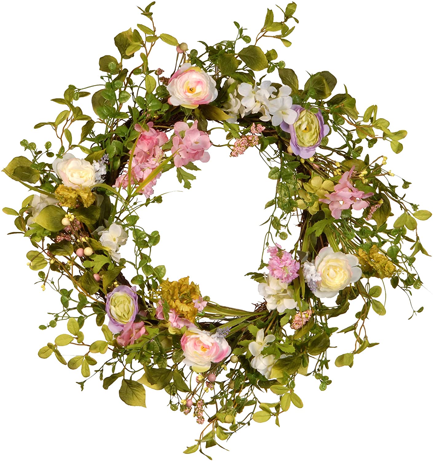 Spring Wreath | Spring Wreath Ideas | Spring Wreath for Front Door | Spring Wreath Amazon | Spring Wreath Artificial | By simply changing your wreath from time to time or with the different seasons, you can give your home a little boost and refresh with added decor. These spring wreaths all on Amazon are just gorgeous and certainly welcome spring! #wreath #amazon #spring #springdecor #decor #home #homedecor