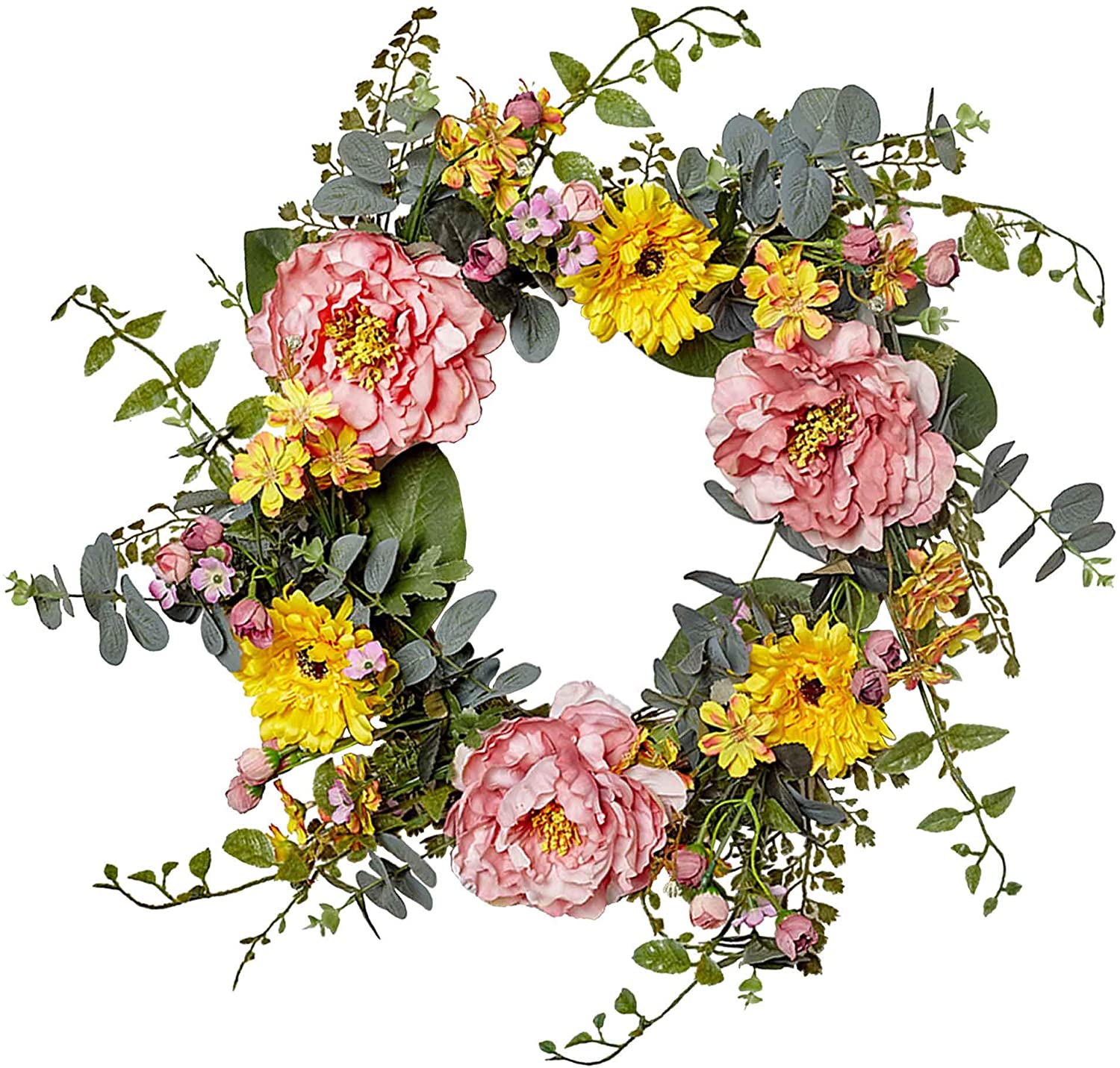 Spring Wreath | Spring Wreath Ideas | Spring Wreath for Front Door | Spring Wreath Amazon | Spring Wreath Artificial | By simply changing your wreath from time to time or with the different seasons, you can give your home a little boost and refresh with added decor. These spring wreaths all on Amazon are just gorgeous and certainly welcome spring! #wreath #amazon #spring #springdecor #decor #home #homedecor