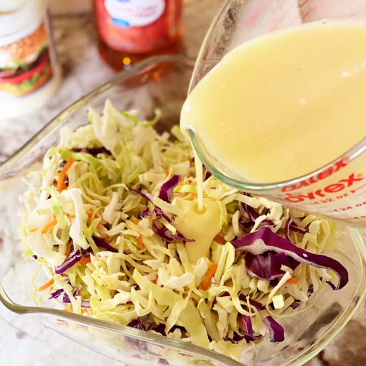 Coleslaw Recipe | Coleslaw | Easy Coleslaw Recipe | Summer Sides | Side Dish for Summer Cookout | Side Dish for Summer BBQ | Best Summer Side Dish | Easy Salad Recipes | Looking for a quick summer side dish to throw together to take to your next picnic of bbq? This simple summer coleslaw recipe is a great cold side for gatherings! #summer #salad #coleslaw #easyrecipe #recipes #recipeoftheday #picnic #july4th #bbq