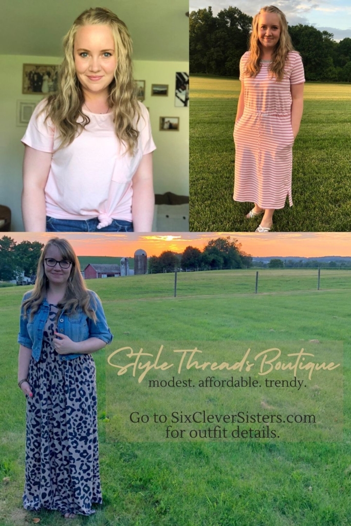 Modest Clothes | StyleThreadsBoutique | Easy Tee | Everyday Wear | Comfy Tee | Modesty | Womens Clothing | Womens Fashion | StyleThreadsBoutique has so many cute and affordable modest clothes for women!