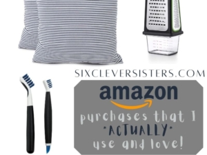 Best Amazon Purchases | Amazon Gadgets | Amazon List | Love Amazon | What to Buy on Amazon | Here's my list of all the things I've purchased on Amazon.com that I *actually* use and love! Find them all at SixCleverSisters.com