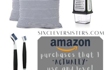 Best Amazon Purchases | Amazon Gadgets | Amazon List | Love Amazon | What to Buy on Amazon | Here's my list of all the things I've purchased on Amazon.com that I *actually* use and love! Find them all at SixCleverSisters.com