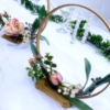 DIY Floral Hoop Centerpiece | Wedding | Easy Centerpiece | Floral Centerpiece | Hoop Decor | DIY Shower | Easy Bridal Decor | Bridal Shower | Floral Wedding | Spring Wedding | Summer Wedding | Centerpiece Idea | Pretty Wedding Ideas | Six Clever Sisters