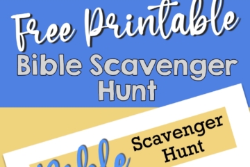 Free Printable | Youth Game | Youth Group | Church | Fellowship | Game | Scavenger Hunt | Bible Game | Bible Scavenger Hunt | King James | Scripture Game | Six Clever Sisters