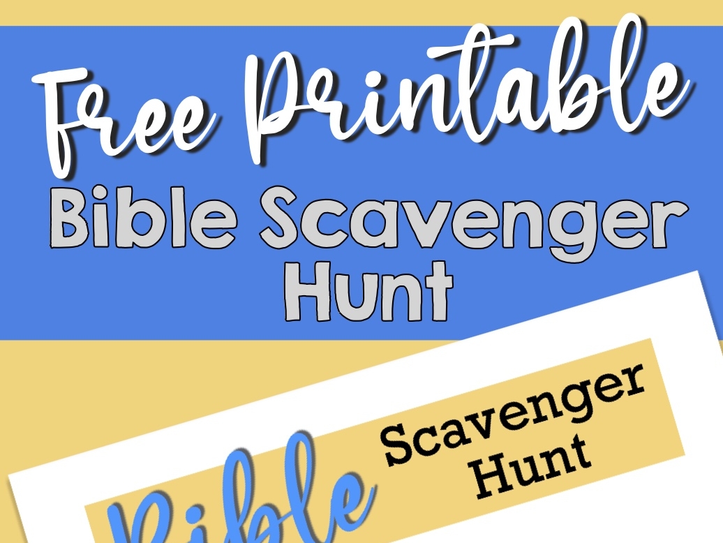 Books Of The Bible Scavenger Hunt