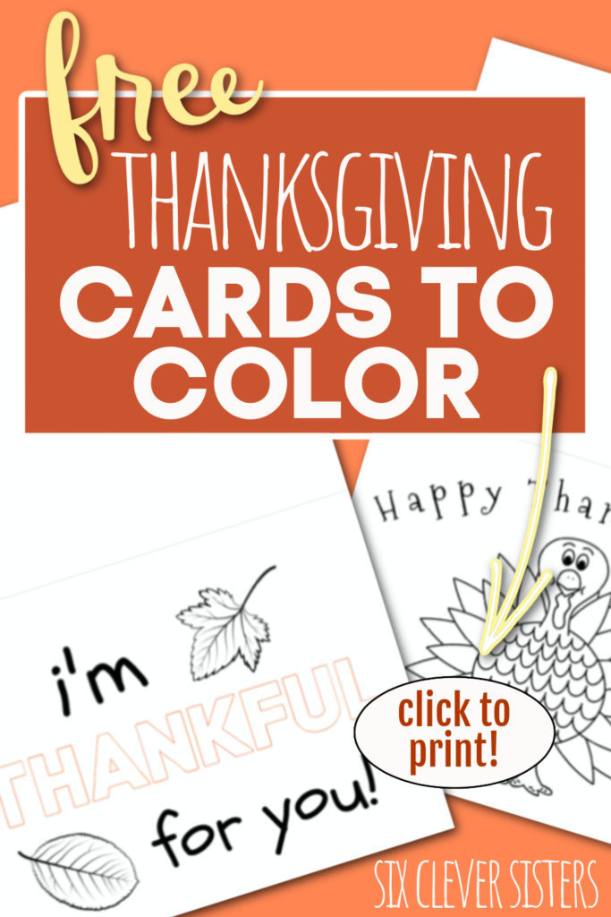 free printable thanksgiving card to color | free printable coloring pages thanksgiving | thanksgiving coloring pages | thanksgiving coloring sheets | thanksgiving coloring pages for toddlers | thanksgiving coloring pages for kids | thanksgiving coloring pages printable | six clever sisters