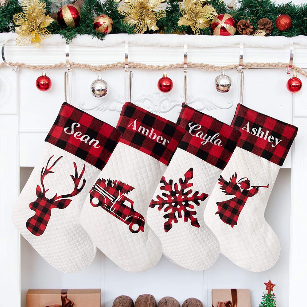 Christmas | Christmas Shopping | Stockings Christmas | Stockings Amazon | Looking for some super adorable Christmas stockings for the family? These Christmas stockings are all on Amazon with great reviews! #christmas #shopping #christmastime #amazon #shopping #holiday