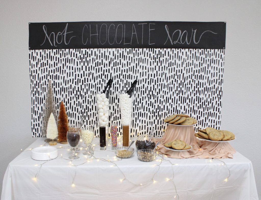 hot chocolate bar bridal shower