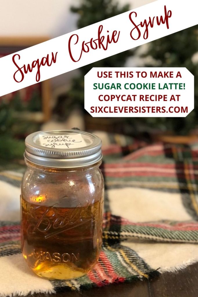 Copycat Recipe | Starbucks Iced Sugar Cookie Latte | Sugar Cookie Almondmilk Latte | Sugar Cookie Latte Recipe | Latte Recipe | Sugar Cookie Almondmilk Latte Recipe | Starbucks Latte | Starbucks Recipe | If you enjoyed this year's Starbucks holiday drink, the Iced Sugar Cookie Latte, you'll love this copycat recipe! SixCleverSisters.com