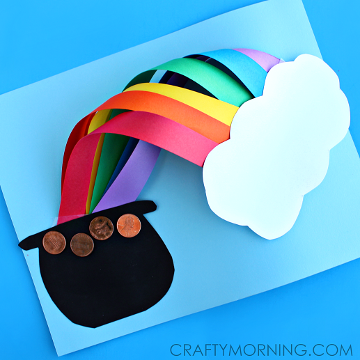 St. Patricks's Day Crafts | St. Patrick's Day Craft for Kids | St. Patrick's Day Craft for Toddlers | St. Patrick's Day Art Projects for Preschool | Rainbow Craft for Kids | Rainbow Craft Ideas | St. Patricks Day Crafts | Leprechaun Craft Ideas | You're lucky to have stumbled upon these St. Patrick's Day crafts for kids! Find lots of kids activities and crafts and ideas here from leprechauns to rainbow crafts to shamrock crafts to pots of gold! You can find it all here! #preschool #crafts #kidsactivities #shamrock #leprechaun #rainbow #lucky #irish #stpatricksday #craftsforkids #ideas