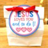 Valentine's Day Treat Tag | Free Printable | Valentine's Tag | Valentine's Printable Free | V day Treat | Valentines got for boyfriend | Valentine Gifts | Valentine Crafts | Jesus Loves You | Scripture Valentine | Spiritual Valentine | Six Clever Sisters