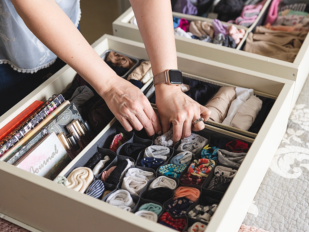 Bedroom Organization Ideas Hacks and Ideas | How to Organize a Small Bedroom | Organize Small Bedroom Hacks and Ideas | Clean and tidy home organization hacks | Tips and hacks for home organization are on the Six Clever Sisters blog!