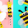 Bee Crafts for Kids | Bee Craft Ideas for Toddlers | Bee Craft Activities | Bee Craft Ideas | Looking for a fun bee craft for the kids to make or a fun bee craft to go with your insect study or study on pollination? These bee craft ideas are wonderful! There are a lot of different ideas for different ages of kids and skill level. #bee #crafting #kidsactivities #craft #ideas #craftsforkids #craftideas