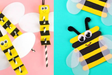 Bee Crafts for Kids | Bee Craft Ideas for Toddlers | Bee Craft Activities | Bee Craft Ideas | Looking for a fun bee craft for the kids to make or a fun bee craft to go with your insect study or study on pollination? These bee craft ideas are wonderful! There are a lot of different ideas for different ages of kids and skill level. #bee #crafting #kidsactivities #craft #ideas #craftsforkids #craftideas