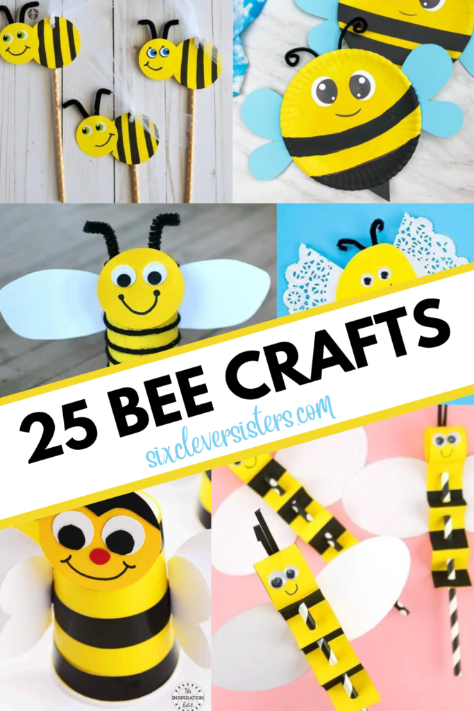 Bee Crafts for Kids | Bee Craft Ideas for Toddlers | Bee Craft Activities | Bee Craft Ideas | Looking for a fun bee craft for the kids to make or a fun bee craft to go with your insect study or study on pollination? These bee craft ideas are wonderful! There are a lot of different ideas for different ages of kids and skill level. #bee #crafting #kidsactivities #craft #ideas #craftsforkids #craftideas