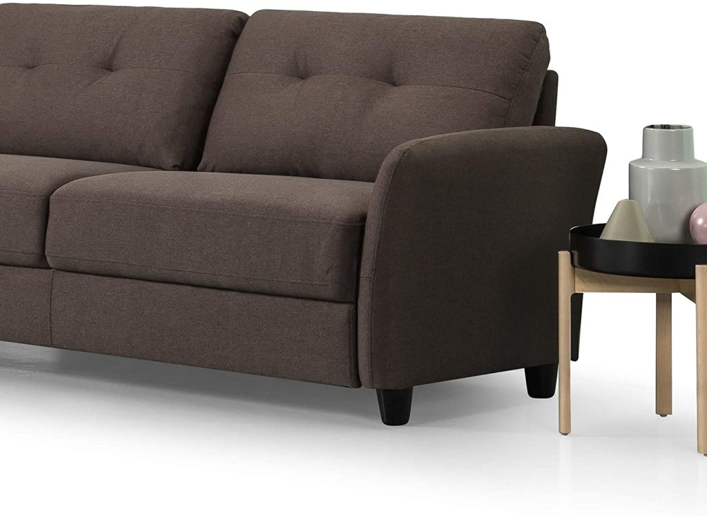 dark brown couch 