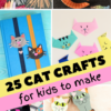 Cat Crafts | Cat Crafts for Kids | Cat Crafts for Preschoolers | Easy Cat Crafts | Cat Art Crafts | Cat Crafts for Toddlers | Cat Crafts for Kids Easy | Have kiddos who love kittens and cats? These cat crafts for kids will let them make something they love. They're great to use when learning the letter "C" too. #cat #craft #kids #craftsforkids #kidsactivities #activity