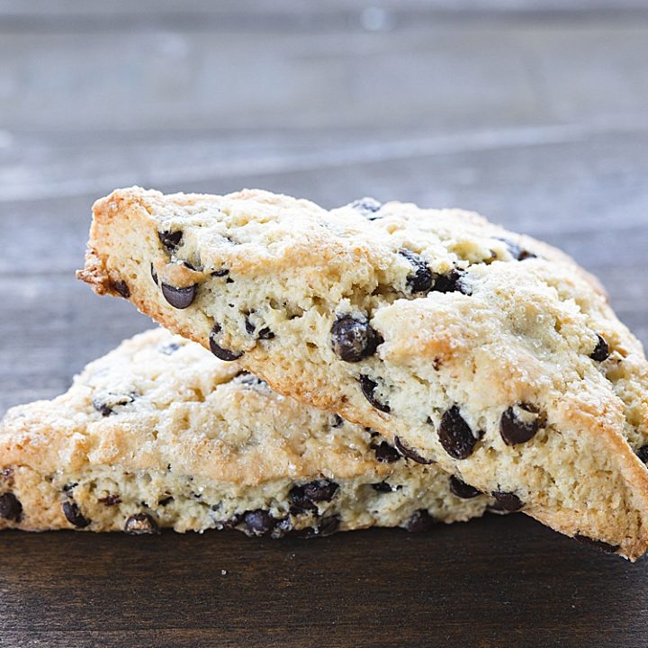 The BEST Chocolate Chip Scones