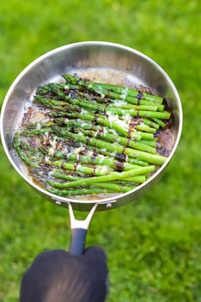 grilled asparagus parmesan