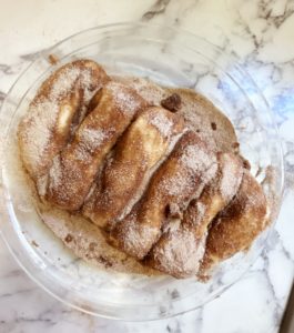 Easy Cinnamon Bread | Dollywood | Dolly Parton | Cinnamon | Frozen bread dough | Pull apart bread | Breakfast | Pastry | Easy Recipe | Easy Breakfast | Easy Dessert | Simple Bread | Dessert | Cinnamon Rolls | Homemade Bread | Homemade cinnamon bread | Six Clever Sisters