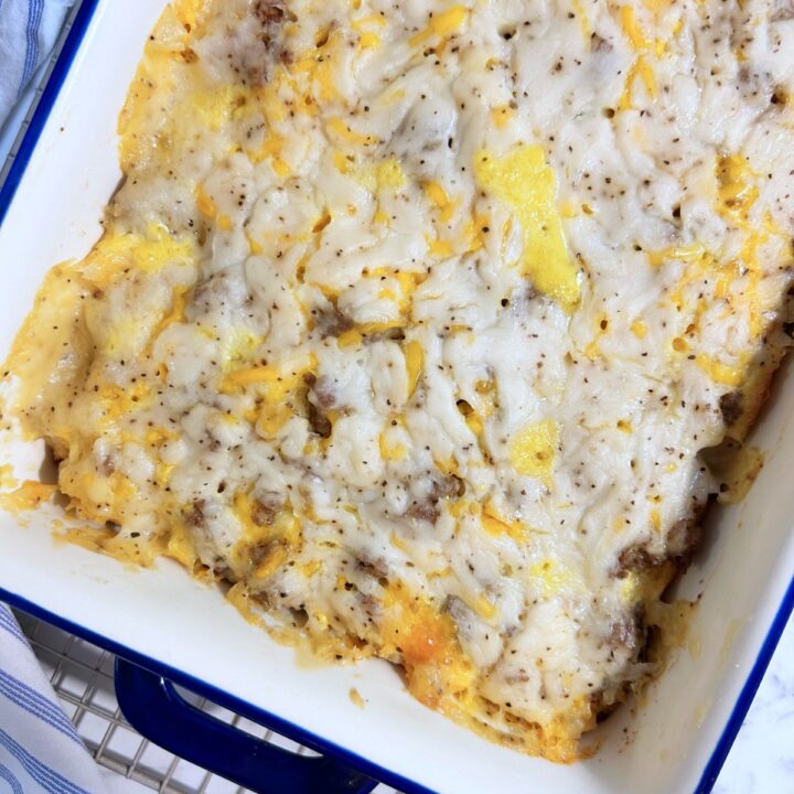 Biscuits & Gravy Casserole