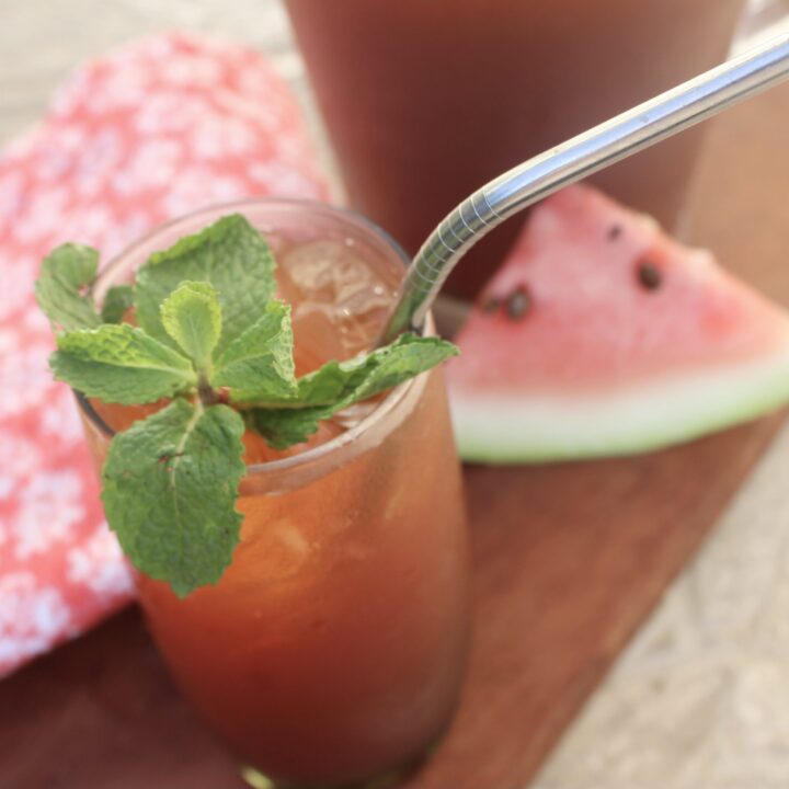 watermelon mint tea