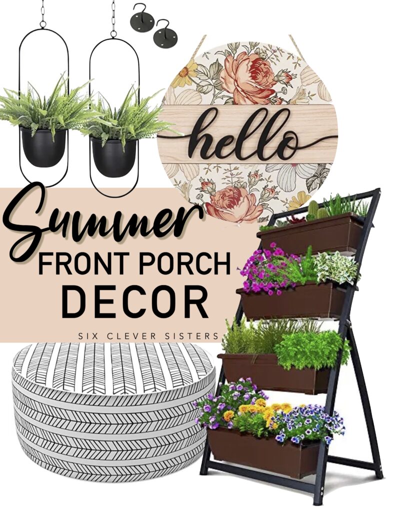 SUMMER FRONT PORCH DECOR