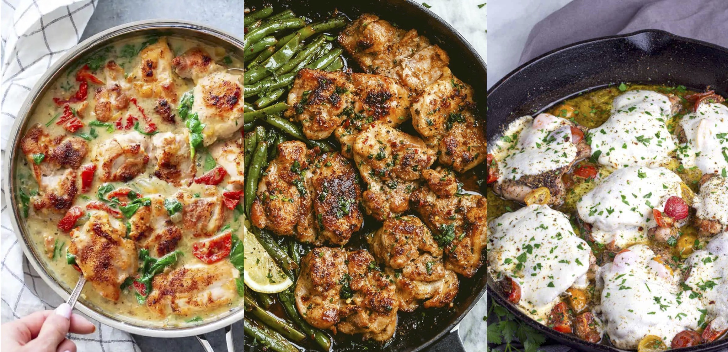 Keto Chicken Thigh Recipes | Keto Dinner Recipes | Keto Chicken Parmesan | Low Carb Recipes | Keto Chicken Recipes | Low Carb Dinner Recipes | Six Clever Sisters