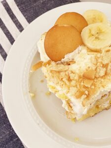 Banana Pudding Poke Cake | Banana Pudding Poke Cake Recipe | Banana Pudding Poke Cake Recipe Easy | Poke Cake Recipes | Poke Cake Recipes Easy | Poke Cake Recipes Pudding | Banana pudding poke cake is a delicious dessert that combines the flavors of banana pudding and cake into one mouth-watering treat. Perfect for a summer treat! #recipe #recipeoftheday #dessert #banana #cake #dessertfoodideas