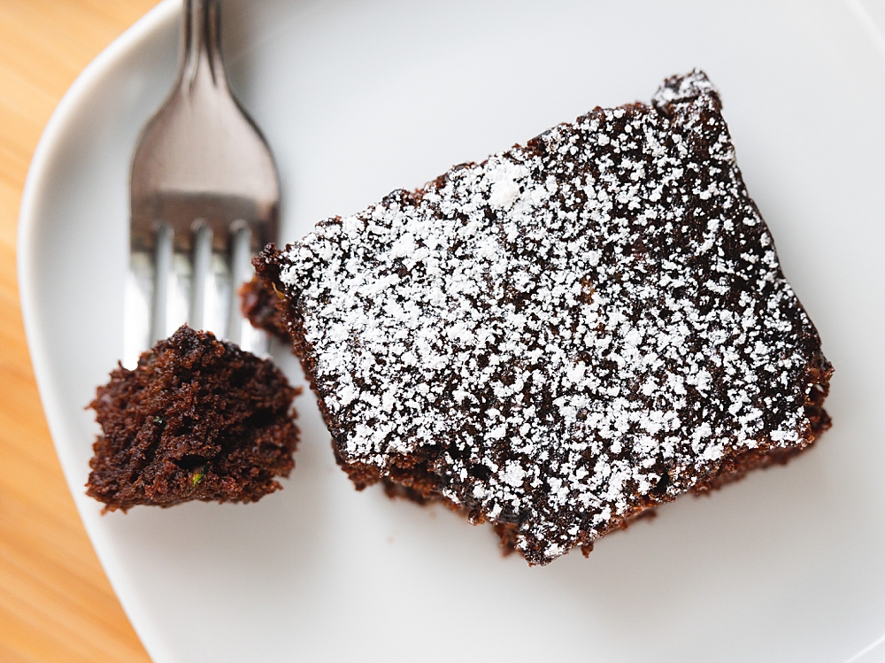 Chocolate Zucchini Sheet Cake | Chocolate Zucchini Bread | Easy Zucchini Recipes | Sheet Cake Recipes | Find this Chocolate Zucchini Cake recipe at Six Clever Sisters!