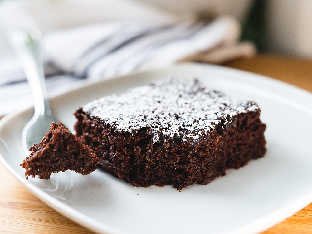 Chocolate Zucchini Sheet Cake | Chocolate Zucchini Bread | Easy Zucchini Recipes | Sheet Cake Recipes | Find this Chocolate Zucchini Cake recipe at Six Clever Sisters!