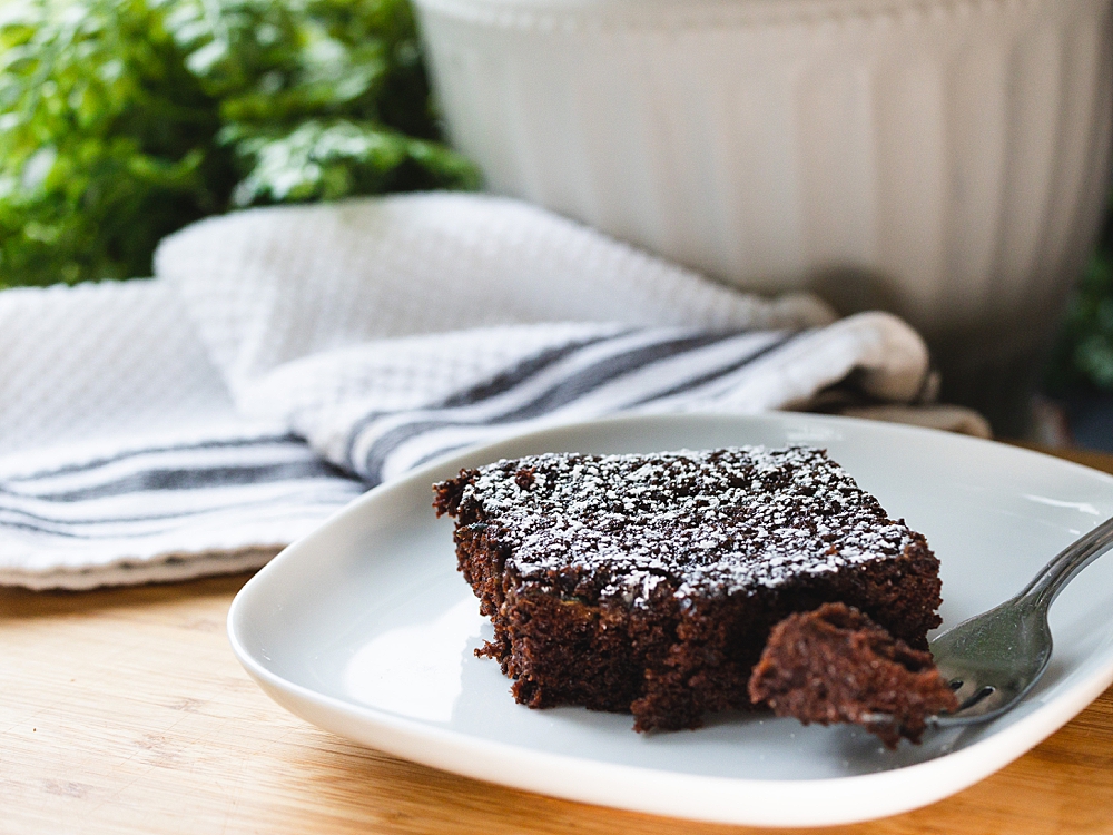 Chocolate Zucchini Sheet Cake | Chocolate Zucchini Bread | Easy Zucchini Recipes | Sheet Cake Recipes | Find this Chocolate Zucchini Cake recipe at Six Clever Sisters!