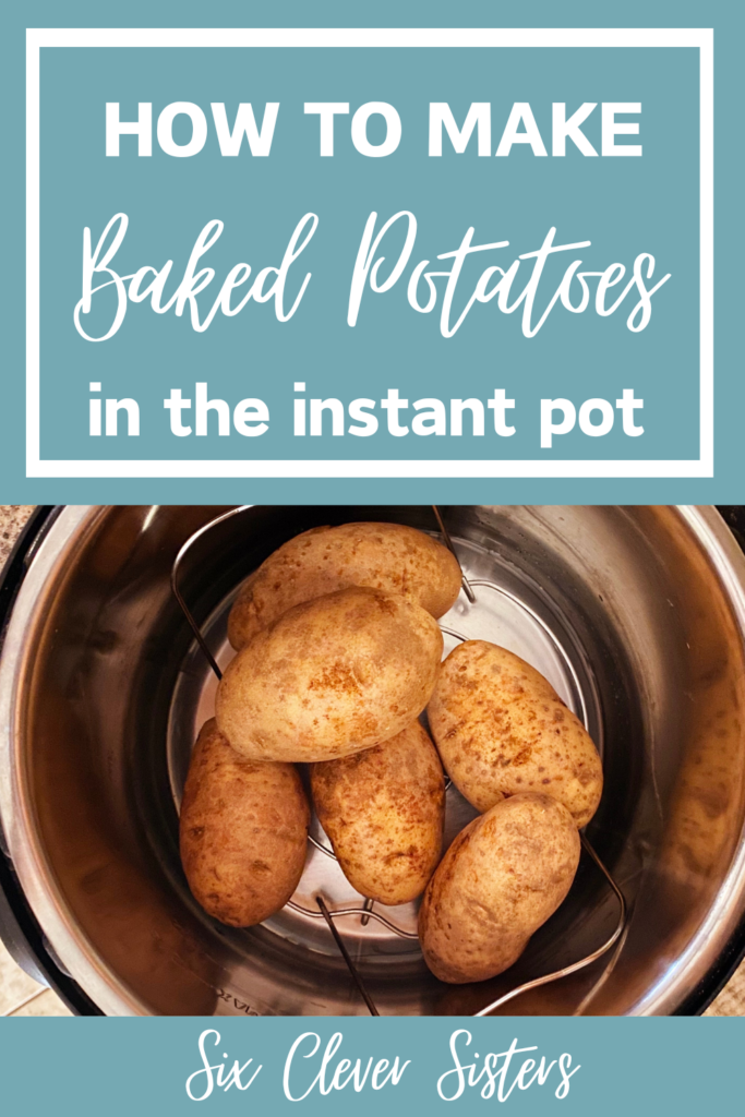 Baked Potatoes in the Instant Pot | How to Make Baked Potatoes in the Instant Pot | Instant Pot Baked Potatoes | Instant Pot Potatoes | Instant Pot Potatoes Baked | Easy Baked Potatoes | How to Make Baked Potatoes | Looking for a quick, easy and efficient way to make baked potatoes? Find out how to make baked potatoes in the instant pot the easiest way! #recipe #recipeoftheday #howto #easyrecipes #instantpot #instantpotrecipes