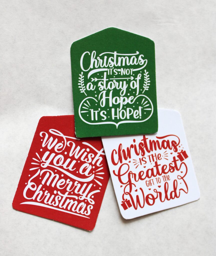 printable holiday tags