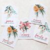 printable magnolia Christmas tags