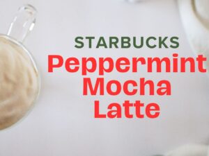 Peppermint Mocha | Copycat Starbucks | Starbucks Drink | Peppermint Latte | Starbucks Peppermint Latte | Mint Mocha Latte | Starbucks Recipe | Copycat Recipes | Make your own Peppermint Mocha Lattes at home this season with these easy syrup recipe at SixCleverSisters.com