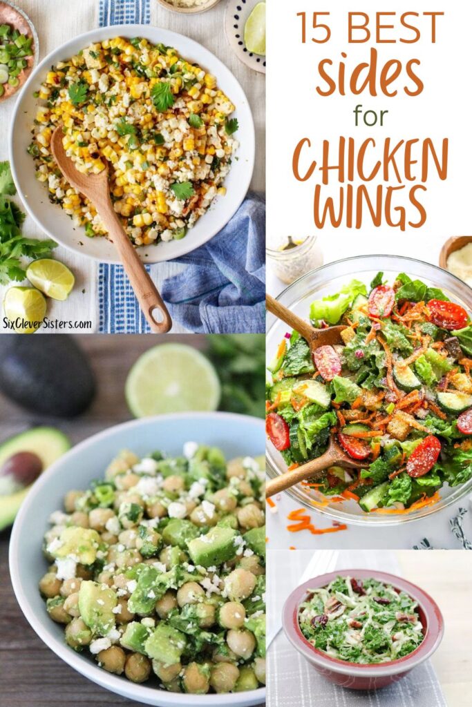 Chicken Wings | Best Sides for Chicken Wings | Sides | Summer Salads | Salads | Side Recipes | SixCleverSisters.com