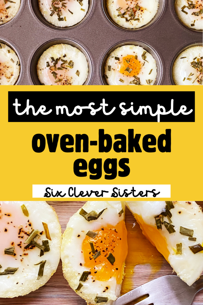 Oven Baked Eggs | How to Bake Eggs in a Muffin Tin | Oven Baked Eggs Recipe in Muffin Tin | Oven Baked Eggs in a Muffin Tin | Baked Over Easy Eggs in Muffin Tin | Cook Eggs in Muffin Tin in Oven | Looking to meal prep? These oven baked eggs are super simple. Make both soft-boiled and hard-boiled eggs; the secret is how long you bake them! #eggs #mealprep #howto #breakfast #makeahead #recipe #eggrecipes