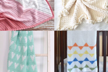 Baby Blanket Crochet Pattern Free Easy | Crochet Baby Blanket Patterns Free | Baby Blanket Crochet Pattern Free | Baby Blanket Crochet Pattern Easy | 30 FREE patterns for crochet baby blankets at Six Clever Sisters!