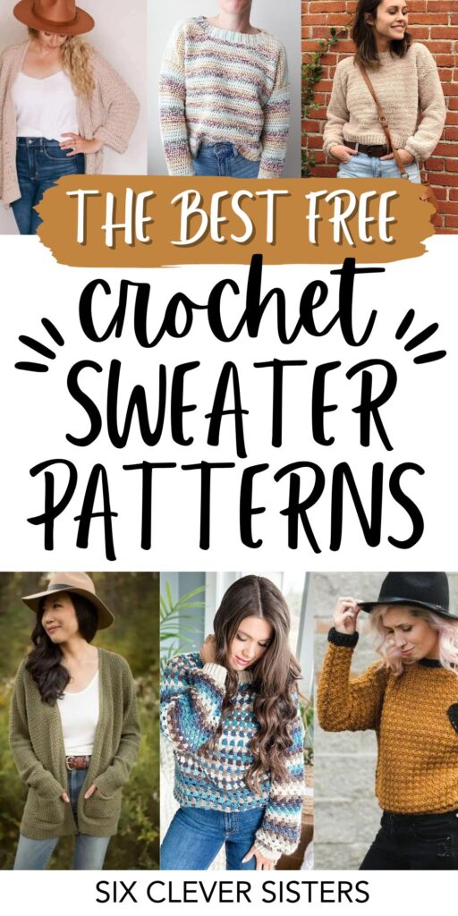 free crochet sweater patterns