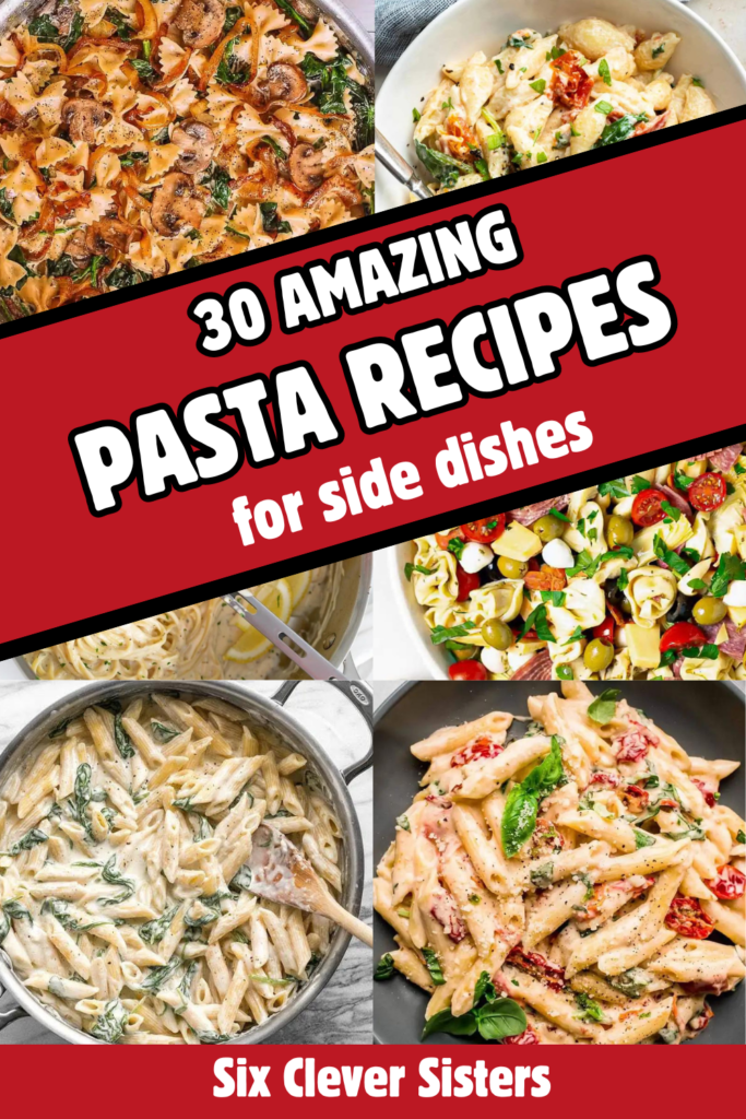 Pasta Side Dishes | Easy Pasta Side Dishes | Best Pasta Side Dishes | Best Pasta Side Dishes | Healthy Pasta Side Dishes | Warm Pasta Side Dishes | Make Ahead Pasta Side Dishes | Pasta Side Dishes BBQ | Baked Pasta Side Dishes | Looking for a pasta side to compliment a meal? This compilation of pasta side dishes has a great variety of pasta side dishes to choose from. #pasta #sidedish #recipe #recipeoftheday #easyside