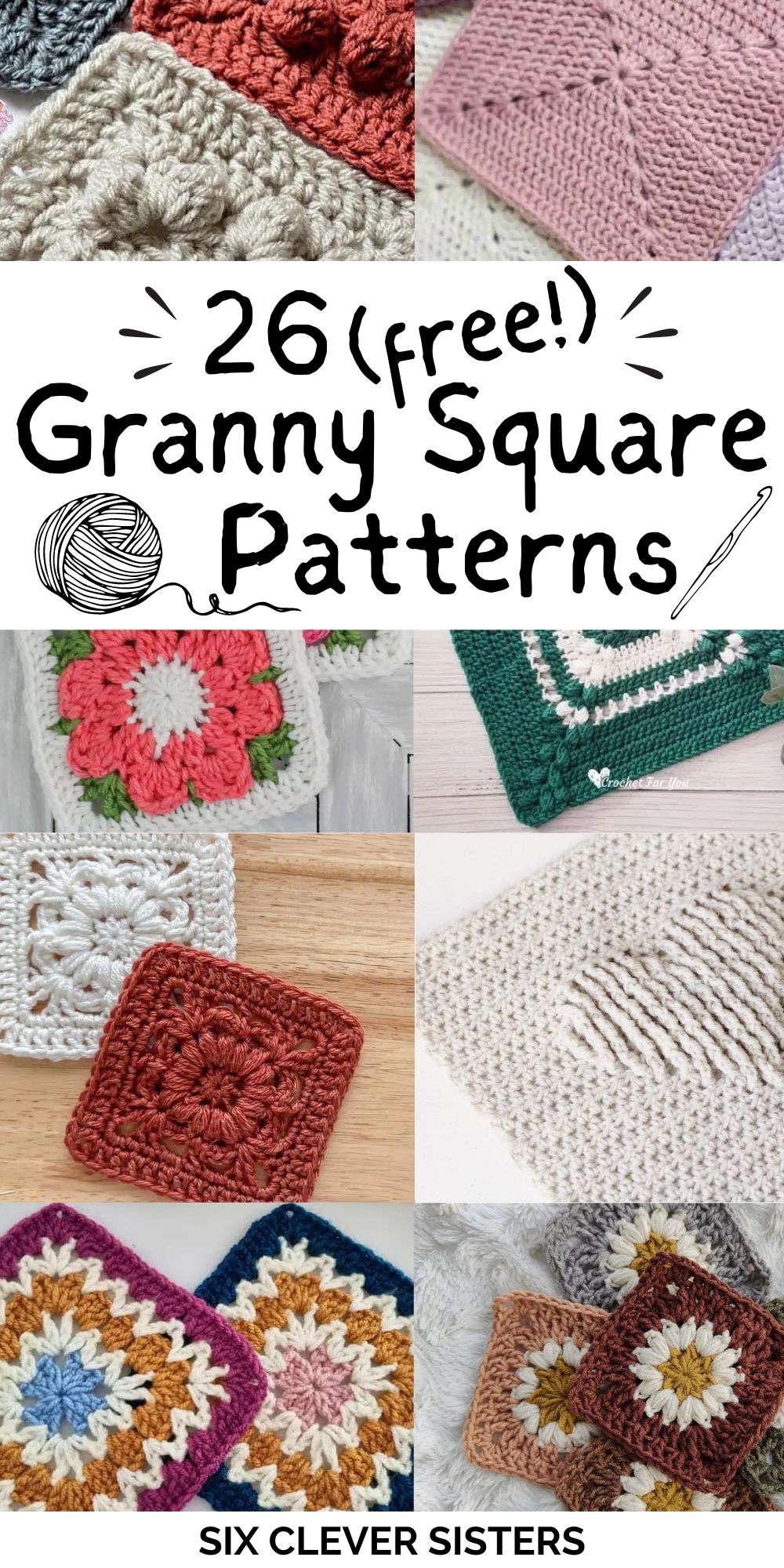 free granny square patterns