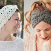 Crochet Headband Patterns, Crochet Ear Warmer Patterns, Free Crochet Headband Ear Warmer Patterns | 30 Free Crochet Headband Patterns on the Six Clever Sisters blog!