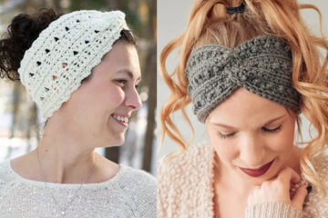 Crochet Headband Patterns, Crochet Ear Warmer Patterns, Free Crochet Headband Ear Warmer Patterns | 30 Free Crochet Headband Patterns on the Six Clever Sisters blog!