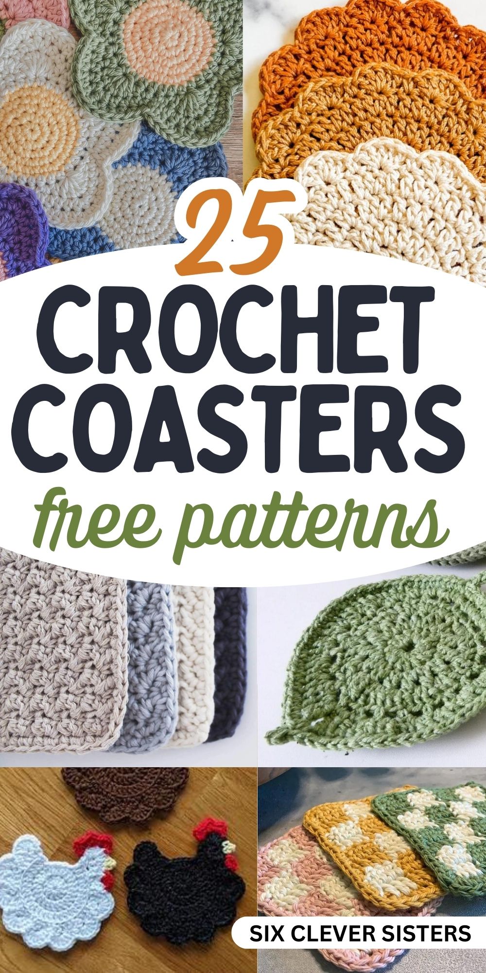 crochet coasters free patterns