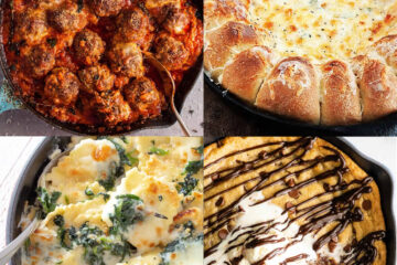 Cast Iron Comfort Food Recipes | Cast Iron Skillet Comfort Food | Cast Iron Recipes for Dinner | Cast Iron Recipes Dessert | 28 Comfort Dishes cooked in your cast iron - head to the Six Clever Sisters website to browse them!