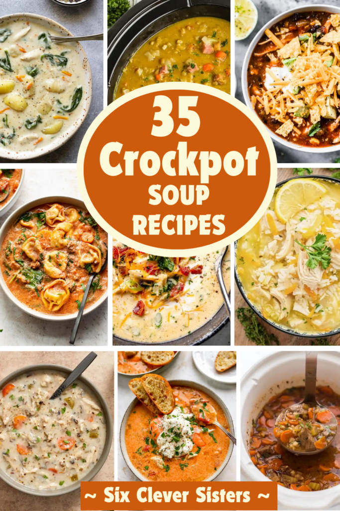 Crockpot Soup | Crockpot Soup Recipes | Crockpot Soup Recipes Healthy | Slow Cooker Recipes | Easy Slow Cooker Recipes Soup | Best Slow Cooker Recipes Soup | Slow Cooker Recipes Soup Healthy | Winter Soup Recipes Slow Cooker | Find some of the best crockpot soup recipes here to make dinner a breeze! Let the slow cooker do all of the work!