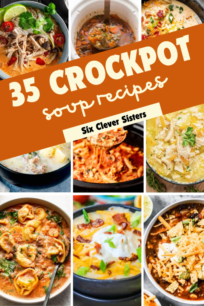 Crockpot Soup | Crockpot Soup Recipes | Crockpot Soup Recipes Healthy | Slow Cooker Recipes | Easy Slow Cooker Recipes Soup | Best Slow Cooker Recipes Soup | Slow Cooker Recipes Soup Healthy | Winter Soup Recipes Slow Cooker | Find some of the best crockpot soup recipes here to make dinner a breeze! Let the slow cooker do all of the work!